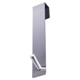 Appendino per box doccia in acciaio inox, fondo gommato, silver, Sìordine
