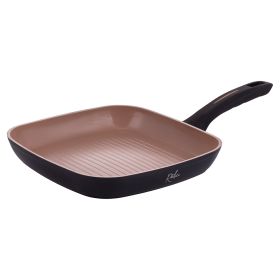 Bistecchiera antiaderente 26x26 cm, rivestimento interno in ceramica Fusion Pro II, induzione, Radic