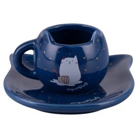 Tazzina caff&#232; con piattino, Oroscocats Aquarius
