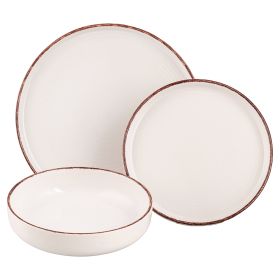 Servizio piatti 18 pezzi, Baita Modern White