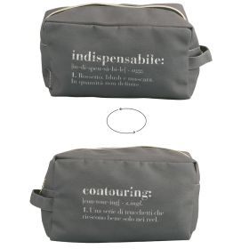 Pochette multiuso, decoro double face, Victionary