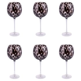 Set 6 bicchieri da cocktail 515 ml, Jamila Black