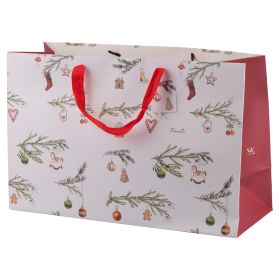 Busta regalo natalizia in carta, Rametto