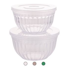 Set 2 ciotole tonde con coperchio, SìChef