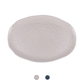 Piatto ovale in melamina, effetto reactive, Melamine
