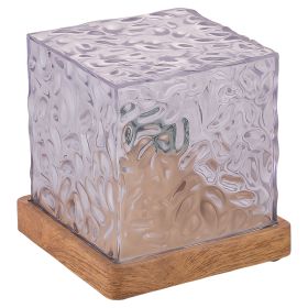 Lampada cubo USB effetto aurora boreale con telecomando