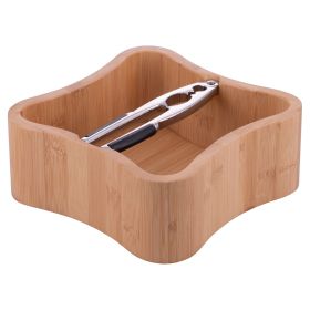 Ciotola portanoci in bamb&#249; con schiaccianoci, Woody