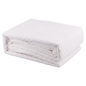 Coprimaterasso singolo 90x200 cm, lavorazione jacquard 3D  extra-comfort, Sibilla