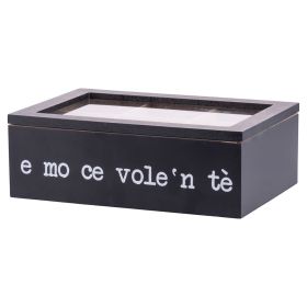 Scatola porta t&#232; e tisane, grigio, S.P.Q.eRe