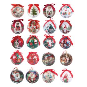 Palla di natale 6 led con fiocco, Santa's House