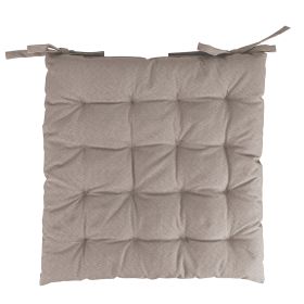 Cuscino sedia 40x40 cm, idrorepellente, tortora, Est&#233;