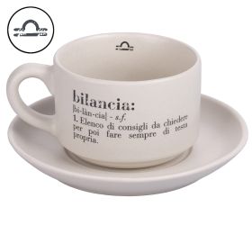 Tazzina caff&#232; con piattino 90 ml, Victionary Bilancia