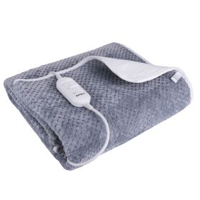 Termocoperta singola 80x160 cm basso consumo 60 W, grigio, Pisola
