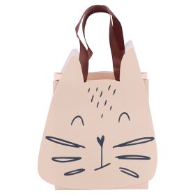 Busta regalo in carta con manici in poliestere, Love Cat