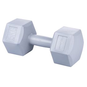 Manubrio fitness 5 Kg, grigio, FitLover