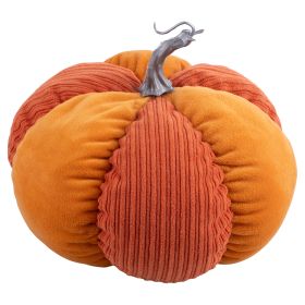 Zucca decorativa media, effetto velluto, Sibilla