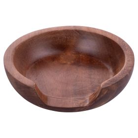 Poggiamestolo tondo in acacia, Woody