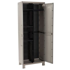 Armadio alto midi 2 ante porta scope 65x37x173 cm, Woody's