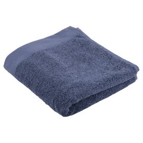 Asciugamano in morbidissimo cotone 50x100 cm, blu, Sibilla