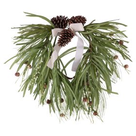 Fuoriporta decorativo con pigne naturali 50 cm, Xmas