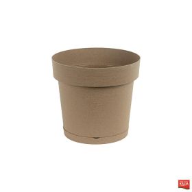 Set di 3 Vasi per Piante MF425, Metallo, Rosso, Nero, 36x36x56,5 cm