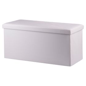 Panca contenitore multiuso avorio 76x38x38 cm, Sibilla