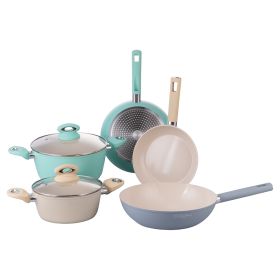 Batteria 7 pezzi, rivestimento in ceramica, induzione, Kolorados S&#236;Chef