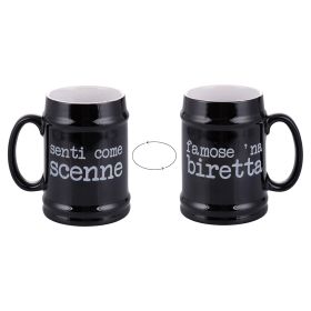 Boccale birra nero 500 ml, S.P.Q.eRe
