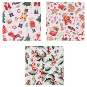 Mattonella decorativa 20x20cm, Santa's House