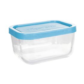Contenitore rettangolare 13x10 cm in vetro 400 ml, Frigiverre