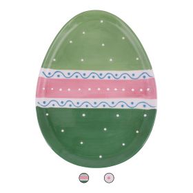Piatto decorativo uovo in ceramica, Easter