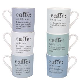 Set 6 tazzine caff&#232; 90 ml