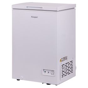Congelatore a pozzetto 150L, 63,7x55,6x84,6 cm, bianco, Kooper