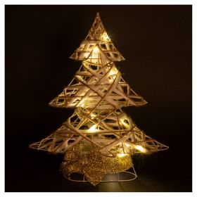 Albero di Natale led a batteria h. 40 cm, Xmas