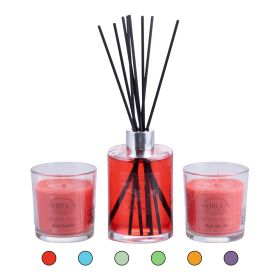 Set diffusore per ambiente 250 ml e due candele 130g, Roma Home Fragrances