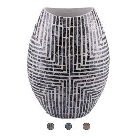 Vaso arredo h. 40 cm, Capiz Sibilla