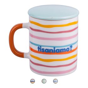 Tisaniera 325 ml in gres con coperchio, More Amor