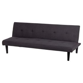 Divano letto 2 posti 166x77x65,5 cm, grigio, Sibilla