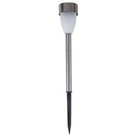 Lampada segnapassi, sensore crepuscolare, &#216;5,5x36,5cm, silver, Kooper