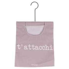 Sacchetto porta mollette bucato con gancio S.P.Q.eRe