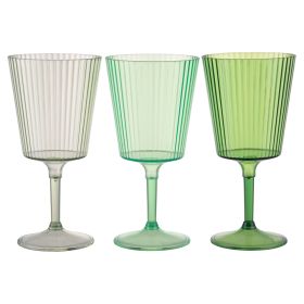 Calice 400 ml in plastica PS, Shades of Greenery, Unico