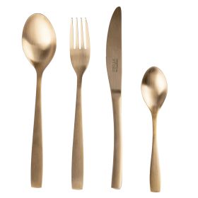 Set Posate 40 Pezzi In Acciaio Inox Opaco – Per 8 Persone, Finitura Satinata, Lavabile In Lavastoviglie