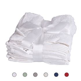 Set 6 lavette in cotone 30x30 cm, Sibilla