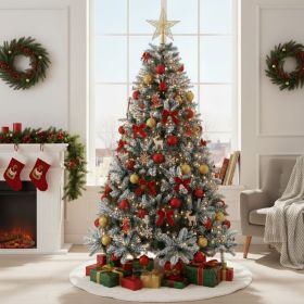Albero di Natale innevato circa 1200 rami h. 230 cm, Himalaya Santa's House