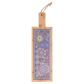 Tagliere in ceramica e bambù 41,5x12,5 cm, New Kasbah