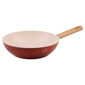 Wok/Saltapasta 28 cm, rivestimento interno in ceramica Fusion Pro II, Radici Cannella