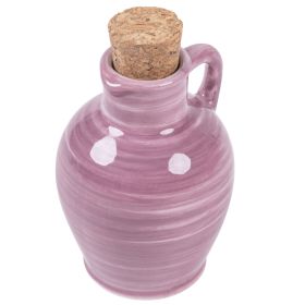 Anfora mini oliera in ceramica tappo in sughero