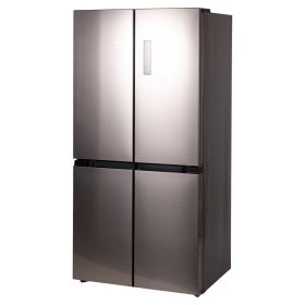 Frigorifero 4 porte con freezer 515L, 83,3x65,3x177,5cm, acciaio, Kooper