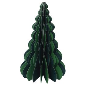 Albero di Natale decorativo 3D in carta con chiusura in velcro h. 25, Xmas Origami