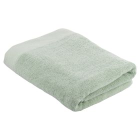Asciugamano in morbidissimo cotone 80x140 cm, verde salvia, Sibilla
